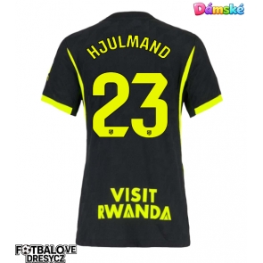 Atletico Madrid Morten Hjulmand #23 Dámské Venkovní Dres 2026-27 Krátký Rukáv